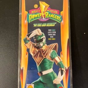 Mighty Morphin Power Rangers On Fins & Needles 3D Audio Cassette Power Pack New